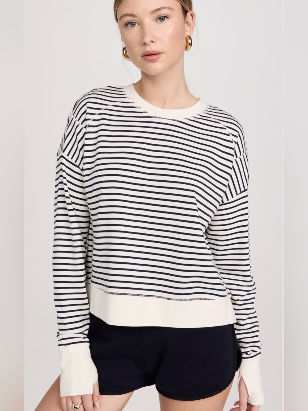 Sweaty Betty After Class Crop Crewneck Sweatshirt - Picture 1 of 10